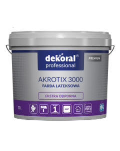 Dekoral Pro Farba lateksowa Baza Cms Akrotix 3000 LN++ /op.10l Produkty
