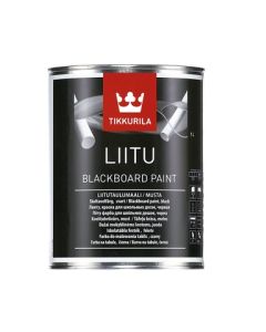 Tikkurila Liitu Black Chalk Paint Farba tablicowa czarna 1L/op. (39V02020010) Farby i impregnaty