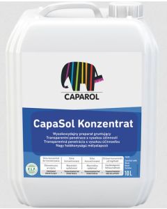 CAPAROL CapaSol Konzentrat Wodny preparat do redukcji i wyrównywania chłonności podłoża 10l (984281) Produkty