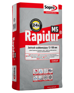 SOPRO Zaprawa szybkowiążąca Rapidur M5 25kg 48 szt/paleta (747/25) Produkty