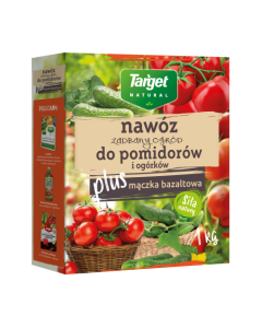 TARGET Nawóz do pomidorów i ogórków z mączką bazaltową 1kg zadbany ogród UPRAWA