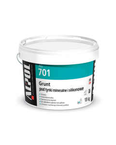 Alpol AG-701 Grunt pod tynki mineralne i silikonowe 13kg 33szt./pal. (P-AL-GR-701-13WI-GR01)