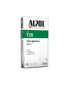 Alpol AGT-29 Tynk gipsowy ręczny 25kg 48szt./pal. (P-AL-GT-029-25WO) Chemia budowlana