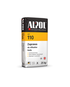 Alpol AZ-110 Zaprawa murarska cienkowarstwowa do silikatów Biała kl. M10 25kg 48szt./pal. (P-AL-ZC-110-25WO)