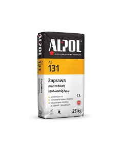 Alpol AZ-131 Zaprawa montażowa szybkowiążąca kl. M25 25kg 48szt./pal.(P-AL-ZS-131-25WO) Produkty