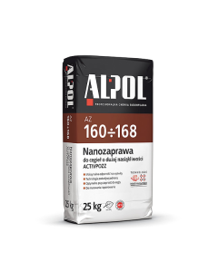 Alpol AZ-161 Nanozaprawa do cegieł ręcznie formowanych kolor Szary 25kg 48szt./pal. (P-AL-ZN-161-25WO) Produkty