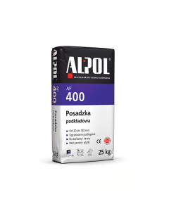 Alpol AP-400 Posadzka podkładowa od 20 do 100mm 25kg 48szt./pal. (P-AL-PO-400-25WO) Produkty