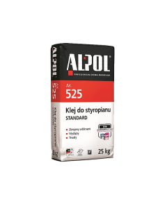 Alpol AK-525 Klej do styropianu STANDARD 25kg 48szt./pal. (P-AL-KO-525-25WO)rn