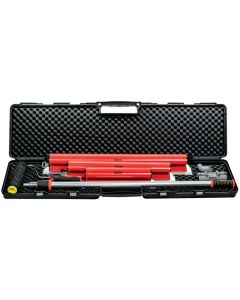PRO Szpachle do gładzi: 40,60,80cm, adapter, kij teleskopowy, wałek do  gładzi, walizka 120cm (3-01-07-01-421)