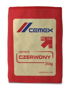 CEMEX Cement portlandzki Czerwony I 42,5 R 25kg 56szt/pal (10021304)