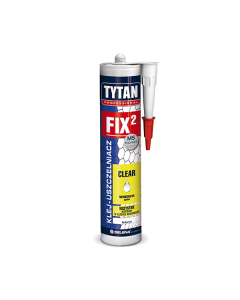 TYTAN FIX2 CLEAR Klej montażowy bezbarwny 290ml (10041243)