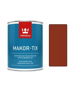 Tikkurila Makortix Czerwony Tlenkowy 10L/op. farba do metalu,aluminium i ocynku (1791325210)rn Farby i impregnaty