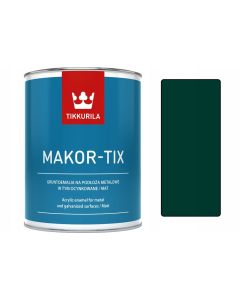Tikkurila Makortix Zielony farba do metalu, aluminium i ocynku 3L/op.(1791643003)