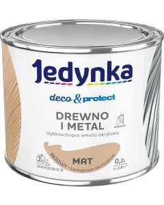 Jedynka Deco&Protect Drewno i Metal mat beżowy 0,2L/op. (710006328)