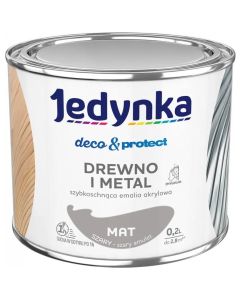 Jedynka Deco&Protect Drewno i Metal mat szary 0,2L/op. (710006336)
