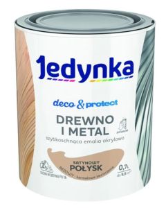 Jedynka Deco&Protect Drewno i Metal satynowy połysk beżowy 0,7L/op. (710006364)
