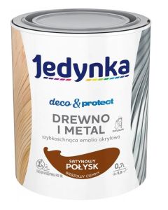 Jedynka Decou0026Protect Drewno i Metal satynowy połysk brązowy ciemny 0,7L/op. (710006377)