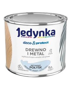 Jedynka Deco&Protect Drewno i Metal satynowy połysk niebieski jasny 0,2L/op. (710006382)