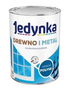 Jedynka Drewno i Metal połysk niebieski 0,9L/op. (710006422)