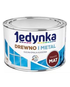 Jedynka Drewno i Metal Mat Mahoń 0,36L/op. (710006402) Farby i impregnaty