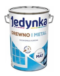Jedynka Drewno i Metal Mat Biały 5L/op. (710006412)