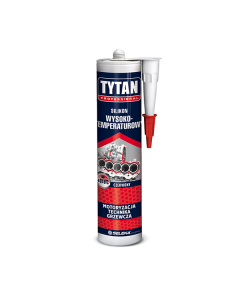 TYTAN PROFESSIONAL Silikon wysokotemperaturowy 20 ml czerwony PL (10022394) Produkty