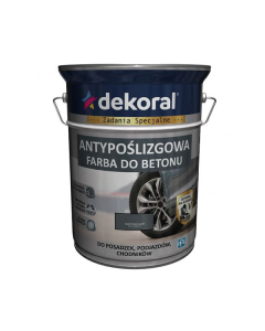 DEKORAL AKRYLIT B-Antypoślizgowa farba do betonu Kolor Grafitowo Szary 5L (380794)