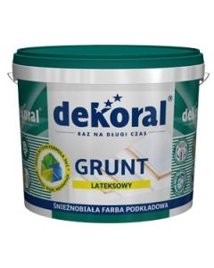 DEKORAL Grunt lateksowy 5L/op. (382514) Farby i Grunty