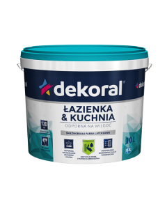 DEKORAL Farba akrylowa MALENIAK Plus biały Kuchnia&Łazienka 5L (212525)