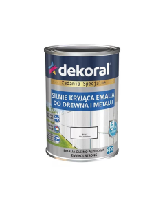 DEKORAL EMAKOL Strong Emalia do drewna i metalu Biała Połysk 0,9L(296407)