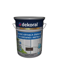 DEKORAL EMAKOL Strong Emalia do drewna i metalu Brąz Połysk 5L(299036)