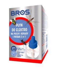 BROS Elektro na muchy komary i mrówki zapas płyn (119)