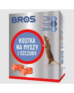 BROS Kostka na myszy i szczury 100g (1699) UPRAWA