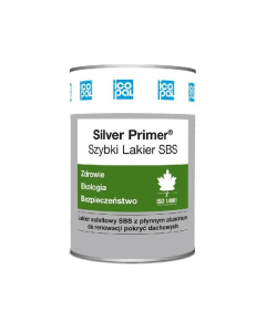 ICOPAL SIPLAST SILVER Szybki Lakier SBS Lakier asfaltowy z płynnym aluminium Silver Primer Szybki Lakier SBS 5L/op. (17630050) Produkty