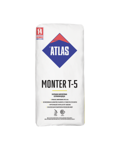 ATLAS MONTER T-5 Zaprawa montażowa szybkowiążąca 5kg (MONTER T5-05) Produkty