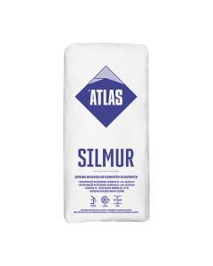 ATLAS SILMUR M-10 Zaprawa murarska do elementów silikatowych kolor Biały 25kg 48szt/pal (SILMUR-M10B-25)rn