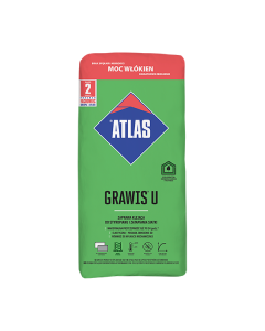 ATLAS GRAWIS U Zaprawa klejąca do styropianu i zatapiania siatki 25kg 48szt/pal (GRAWIS-U)
