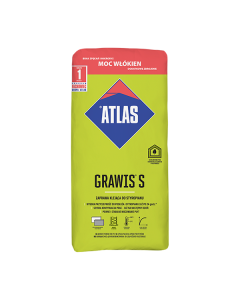 ATLAS GRAWIS S Zaprawa klejąca do styropianu 25kg 48szt./pal. (GRAWIS-S) Kleje do dociepleń