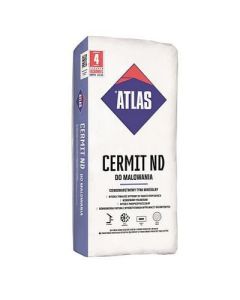 ATLAS CERMIT ND 15 do malowania cienkowarstwowy tynk mineralny 1,5mm 25kg (TMS-ND-15-01) Tynki i grunty elewacyjne