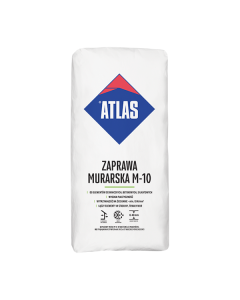 ATLAS Zaprawa murarska M10 25kg 42szt/pal (ZM M-10-25) Chemia budowlana
