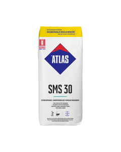 ATLAS SMS 30 Podkład podłogowy szybkosprawny samopoziomujący 3-30mm 25kg 48szt/pal (SMS-30-F-25) Produkty