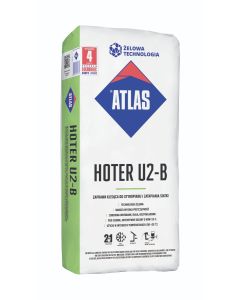 ATLAS HOTER U2-B Zaprawa klejąca Biała do styropianu oraz do zatapiania siatki 25kg 48szt/pal (HOTER U2-B)
