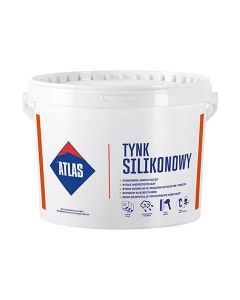 ATLAS Tynk Silikonowy baranek 1,5mm premium BAZA kolor Biały 25kg 24szt/pal (BTSAH-N-N15-17-125)