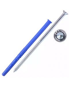 RAWLPLUG FF1 Kołek ramowy poliamidowy z lejkiem 10x300mm, wkręt ocynk galwaniczny (R-FF1-N-10L300) 10szt/op.