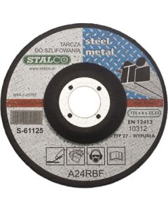 STALCO Tarcza do szlifowania metalu 125x6,0 (S-61125)