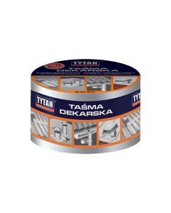 TYTAN Taśma RS TAPE dekarska uszczelniająca wzmocniona aluminium 7,5cmx10m (10045386) Akcesoria dachowe