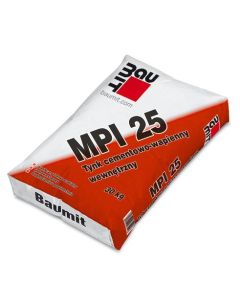 Baumit Tynk Cementowo-Wapienny wewnętrzny MPI 25 30kg/op. Produkty