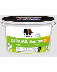 CAPAROL Samtex 3 B1 Farba lateksowa do codziennego stosowania gdy najważniejsze jest maskowanie drobnych nierówności ścian i dobra odporność 10l (951741) Farby i grunty