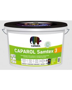 CAPAROL Samtex 3 B1 Farba lateksowa do codziennego stosowania gdy najważniejsze jest maskowanie drobnych nierówności ścian i dobra odporność 15l (951742) Farby i grunty