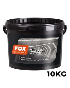 FOX Tynk dekoracyjny wapienny beton 10kg (W-DS023-A0000-FX1A-0500) Produkty